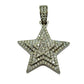 SOLID 14Kt VVS-1 NATURAL DIAMOND “STAR” PENDANT