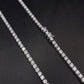 SOLID 14KT GOLD VVS-1 CVD 9.81CTW DIAMOND TENNIS NECKLACE