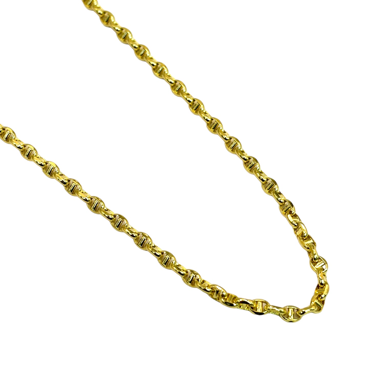 14Kt 3MM HOLLOW ANCHOR GUCCI LINK CHAIN