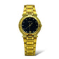 VINTAGE GUCCI 31MM GOLD PLATED DIAMOND DIAL WATCH