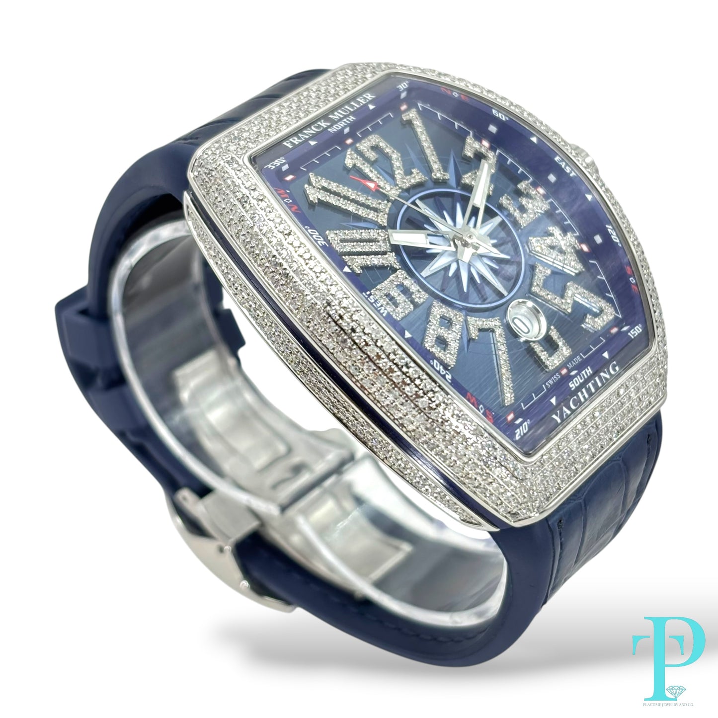 Pre-Owned 44MM Franck Muller Vanguard Yachting V45-SC-DT (2014)