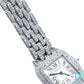 31MM CARTIER PANTHERE DE CARTIER / BUSTDOWN / DIAMOND ENCRUSTED / STAINLESS STEEL / NATURAL DIAMONDS / WHITE ROMAN DIAL