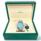 41MM ROLEX DATEJUST TIFFANY BLUE DIAL MENS WATCH REF.116300