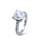 3.50CT CUSHION-CUT DIAMOND ENGAGEMENT PLATINUM RING