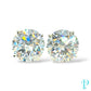 20.00CT TOTAL LAB DIAMOND STUD EARRINGS/IGI CERTIFIED