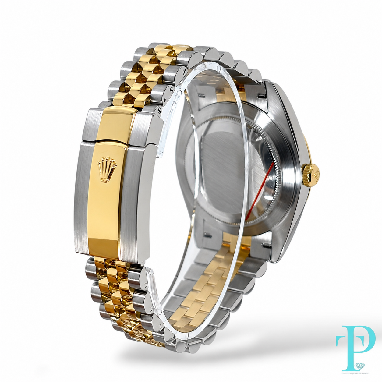 PRE-OWNED 41MM ROLEX DATEJUST 18KT TWO-TONE MENS WATCH REF.126333