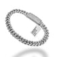 10MM WHITE GOLD DIAMOND MIAMI CUBAN LINK BRACELET 11.00 CTW