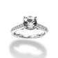 1.50 CT ROUND-CUT DIAMOND ENGAGEMENT RING 14KT