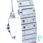 40MM CARTIER SANTOS BUSTDOWN/DIAMOND ENCRUSTED REF.4072 STAINLESS STEEL / MOP DIAMOND DIAL