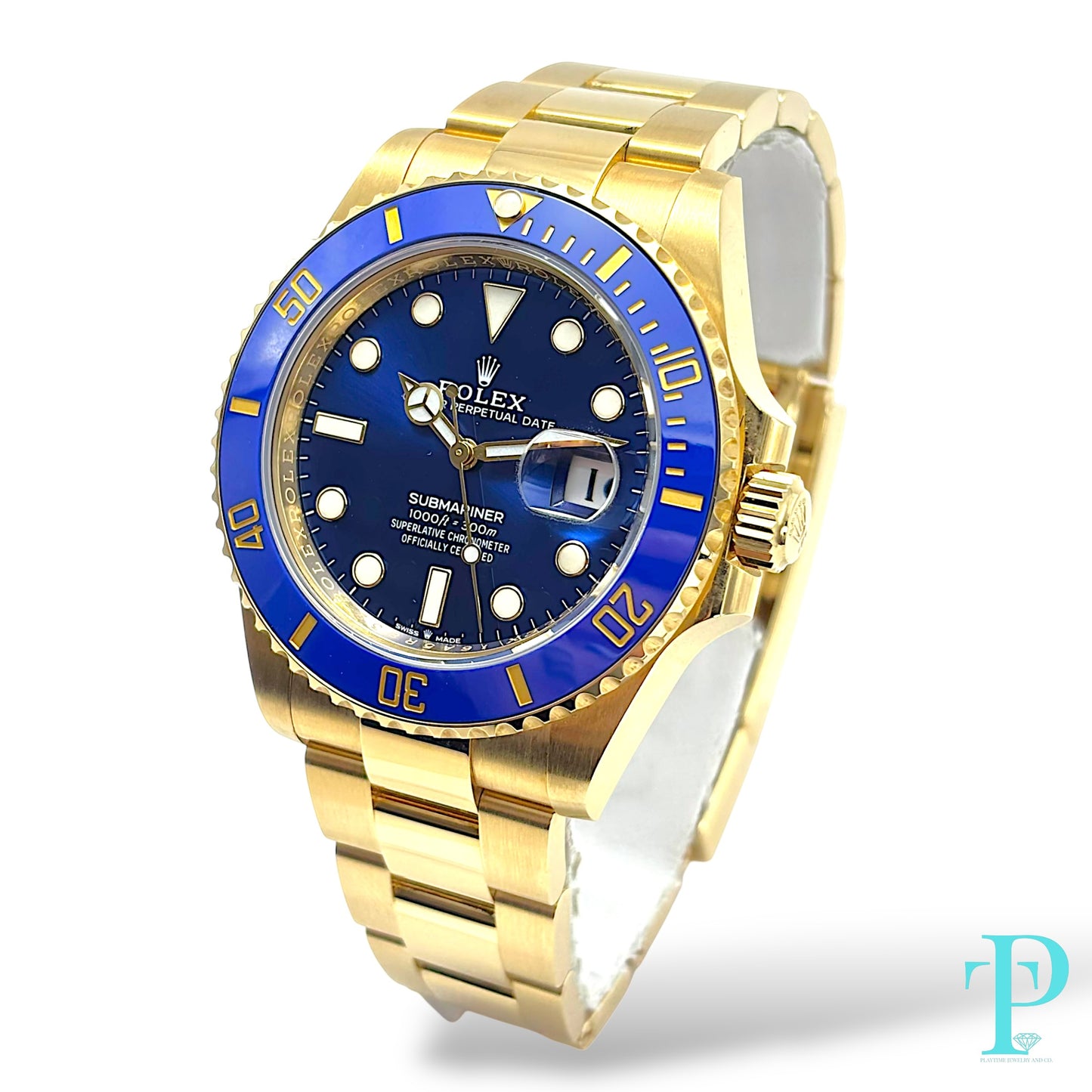 41MM ROLEX SUBMARINER / REF. 126618LB / 18KT YELLOW GOLD MEN’S WATCH