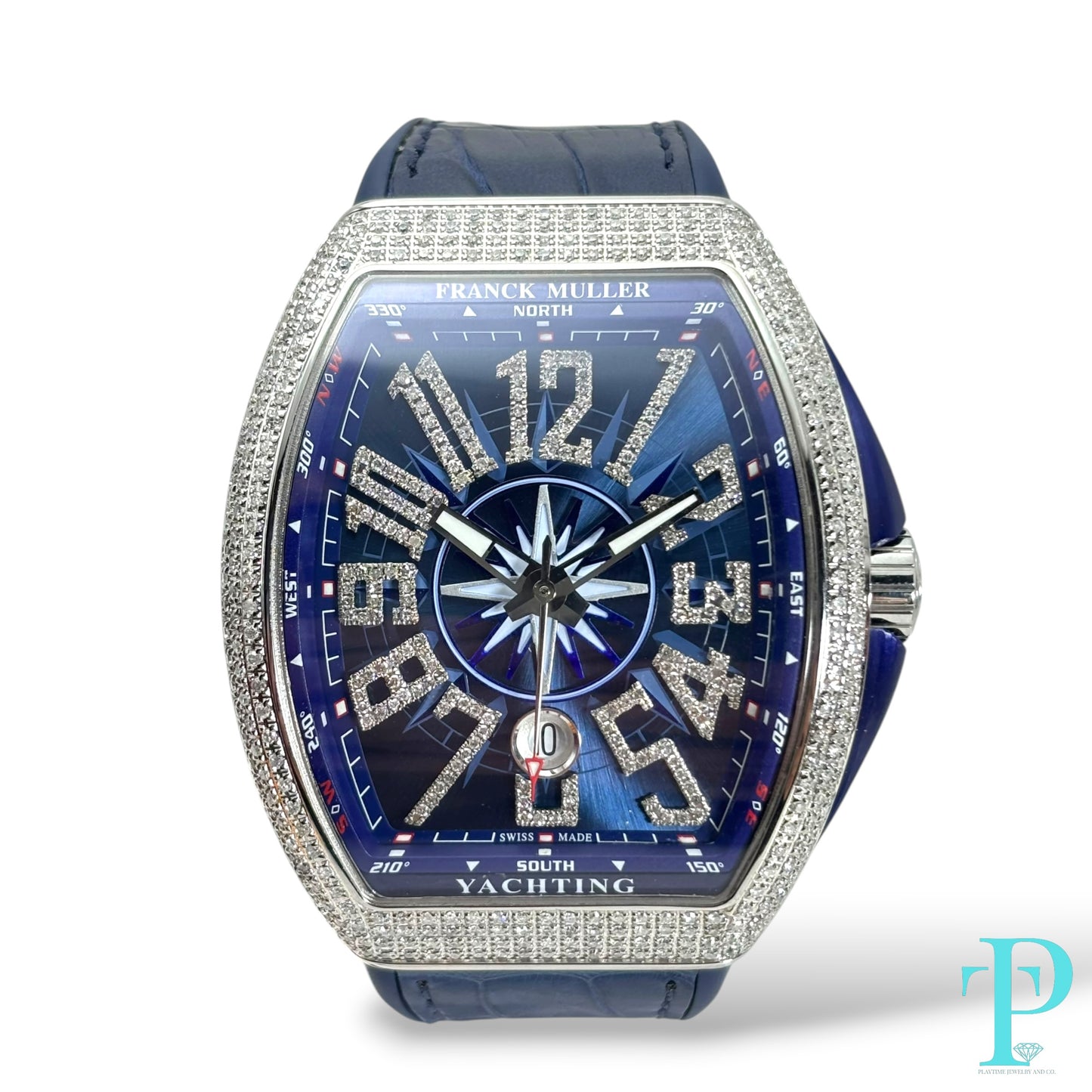 Pre-Owned 44MM Franck Muller Vanguard Yachting V45-SC-DT (2014)