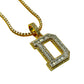 10KT VVS-1 CVD DIAMOND CUSTOM “ANY LETTER” LETTER INITAL PENDANT
