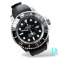44MM ROLEX DEEPSEA / OYSTER FLEX RUBBER BAND / BLACK DIAL / DATE-FUNCTION / OYSTER-STEEL / AUTOMATIC MOVEMENT