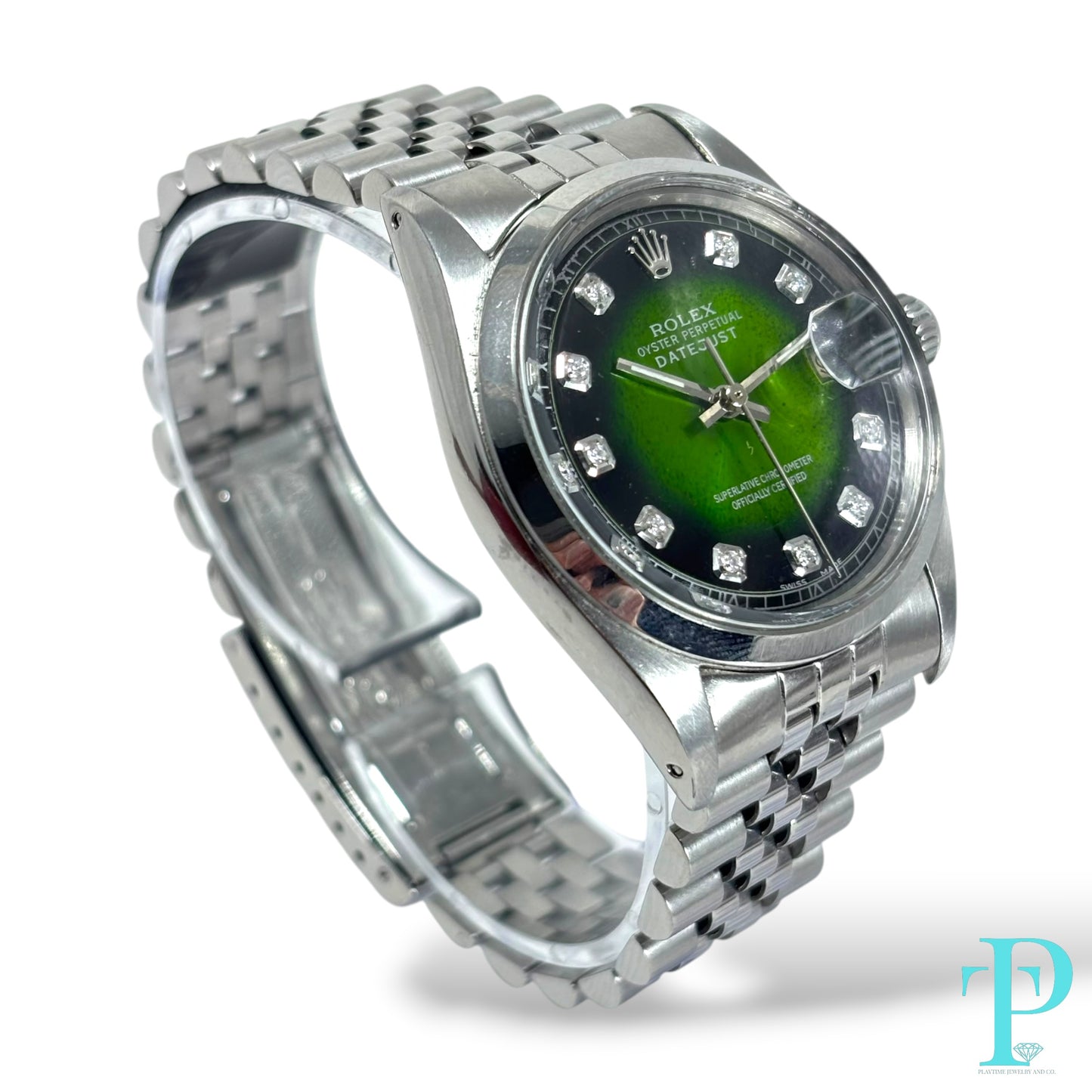 Pre-Owned 36MM Datejust Ref.1601 (Custom Dial)