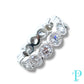 4.00CTW / 3.5MM 14KT WHITE GOLD DIAMOND ETERNITY BAND / VVS-1 LAB-GROWN