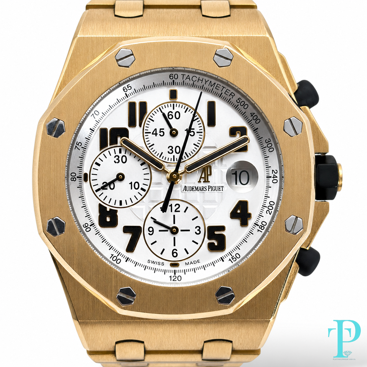 44MM ROYAL OAK OFFSHORE CHRONOGRAPH 18KT ROSE GOLD MENS WATCH (ref. 26170OR.OO.1000OR.01)