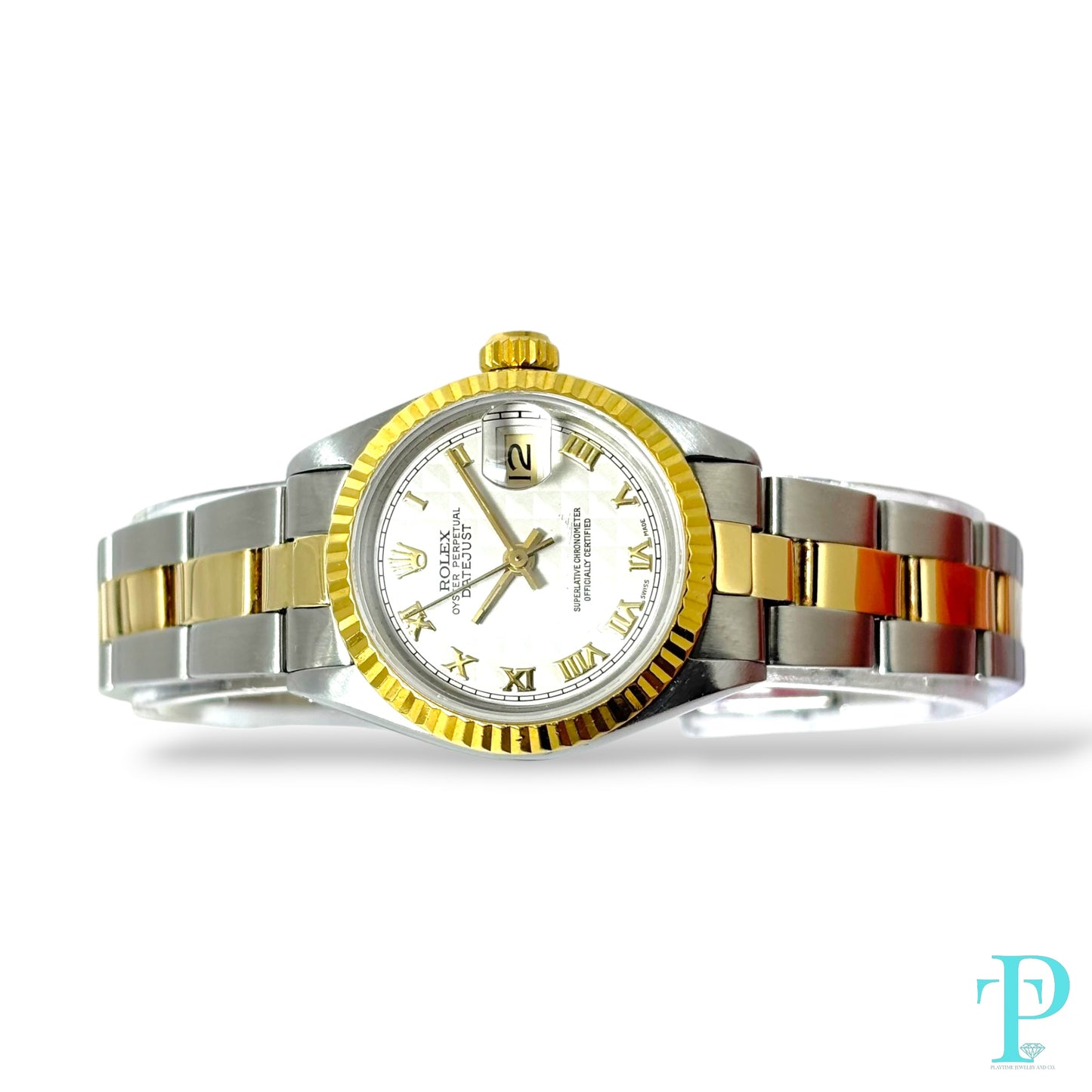 26MM ROLEX DATEJUST 18KT GOLD TWO-TONE LADIES WATCH Ref.6917