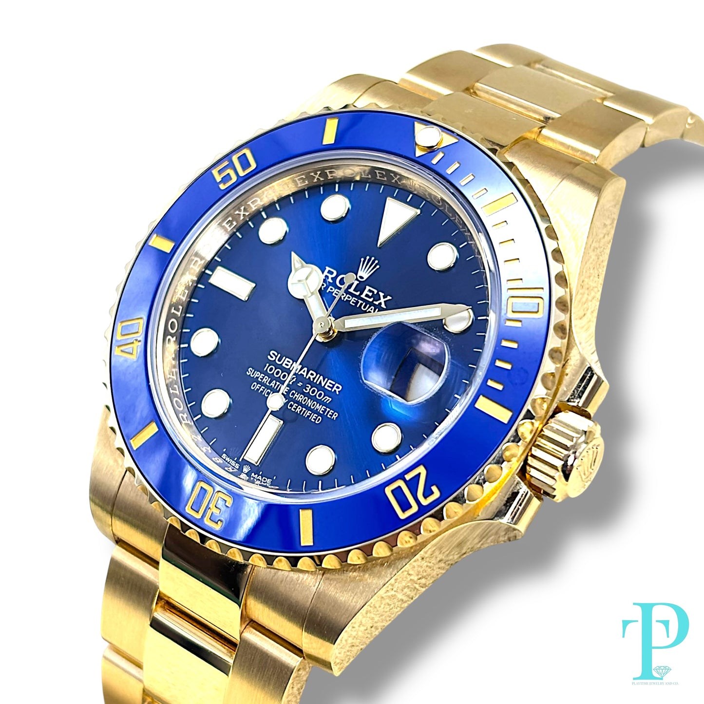 41MM ROLEX SUBMARINER / REF. 126618LB / 18KT YELLOW GOLD MEN’S WATCH