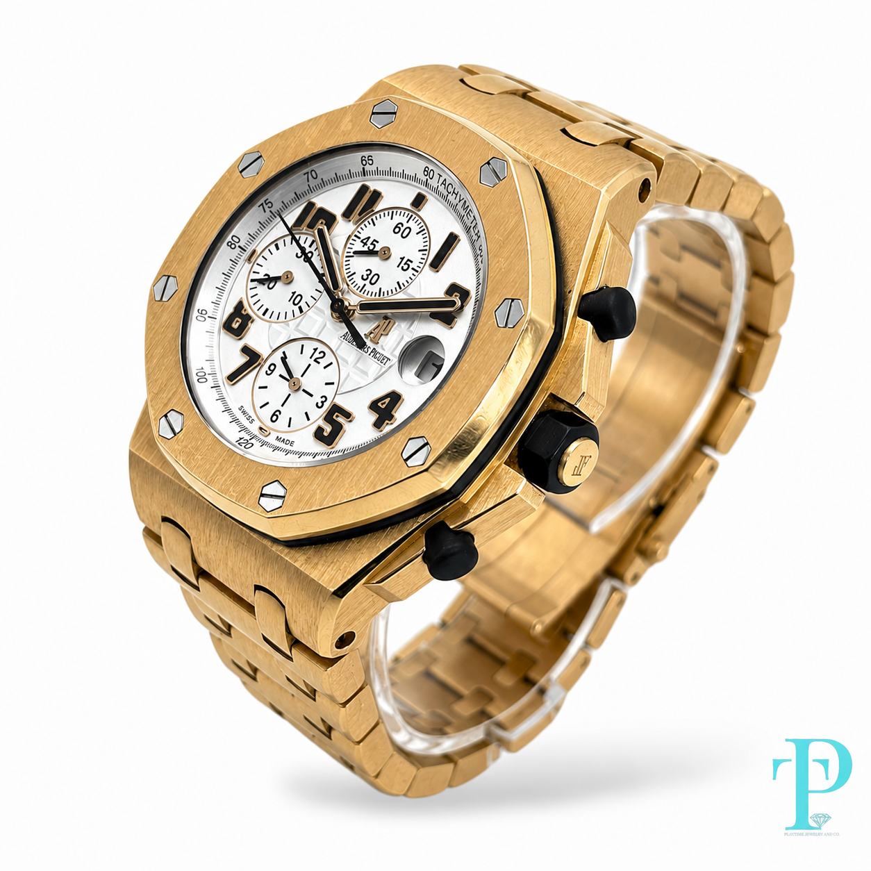 44MM ROYAL OAK OFFSHORE CHRONOGRAPH 18KT ROSE GOLD MENS WATCH (ref. 26170OR.OO.1000OR.01)