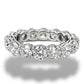 14KT GOLD 8CTW VVS-1 ROUND DIAMOND ETERNITY BAND