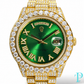 PRE-OWNED 41MM ROLEX DAY-DATE “PRESIDENTIAL” 18KT GOLD 30CTW DIAMOND BUSTDOWN