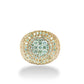 10KT GOLD VVS-1 DIAMOND ROUND CHAMPIONSHIP RING