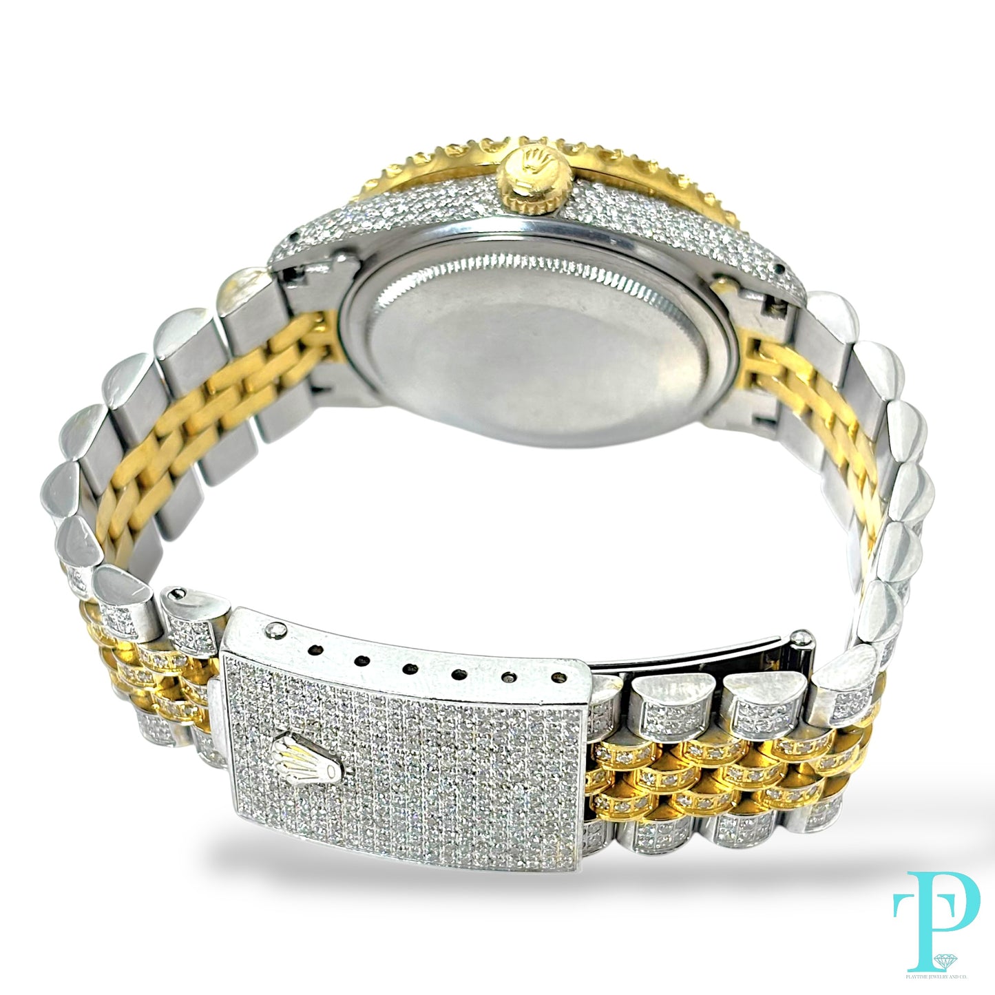 36MM ROLEX DATEJUST Ref.16013 / 15CT DIAMOND BUSTDOWN / AUTOMATIC