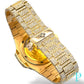 PATEK PHILIPPE 40MM 18KT ROSE GOLD BUSTDOWN/DIAMOND ENCRUSTED