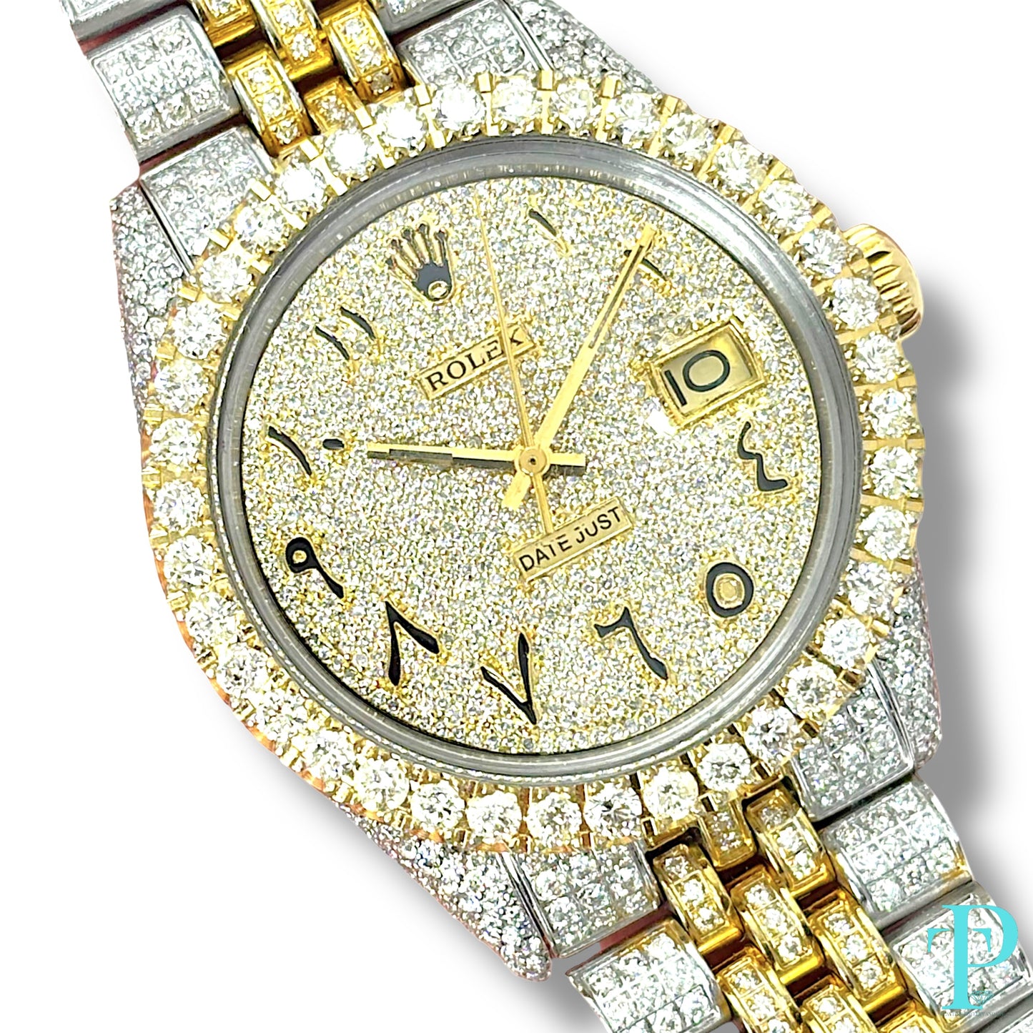 36MM ROLEX DATEJUST Ref.16013 / 15CT DIAMOND BUSTDOWN / AUTOMATIC