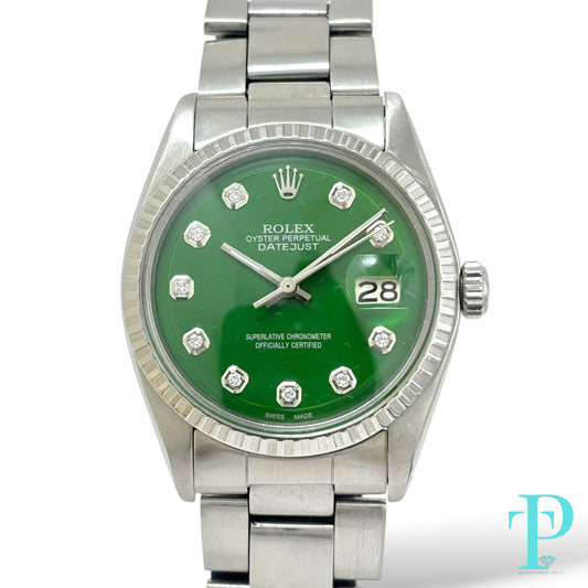 36MM ROLEX DATE / GREEN DIAL / REF.1601