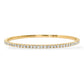 2.3MM 5-POINTER ENTIRE DIAMOND FLEX BANGLE BRACELET