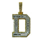 10KT VVS-1 CVD DIAMOND CUSTOM “ANY LETTER” LETTER INITAL PENDANT