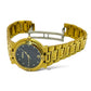 VINTAGE GUCCI 31MM GOLD PLATED DIAMOND DIAL WATCH