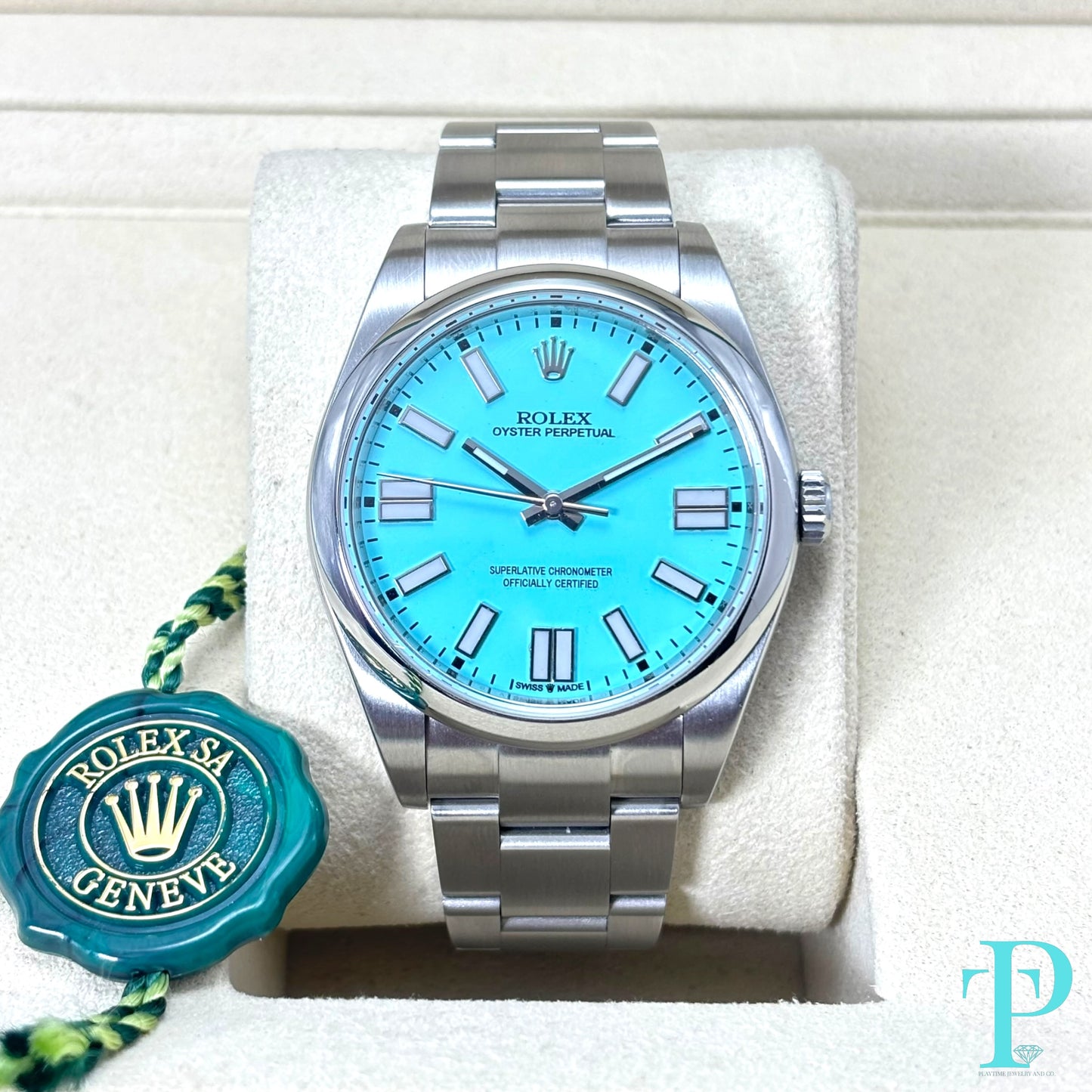 40MM ROLEX OYSTER PERPETUAL REF.124300 MENS WATCH
