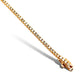 2Pt 14Kt ROSE GOLD ROUND-CUT DIAMOND TENNIS BRACELET 2.02CTW