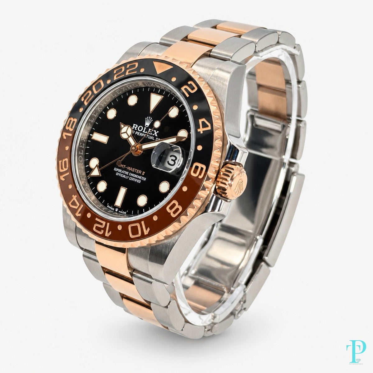 PRE-OWNED 40MM ROLEX GMT-MASTER II / REF.126710CHNR (2018-PRESENT) (ROOTBEER)