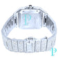 40MM CARTIER SANTOS BUSTDOWN/DIAMOND ENCRUSTED REF.4072 STAINLESS STEEL / MOP DIAMOND DIAL