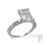2.50CT RADIANT-CUT DIAMOND ENGAGEMENT RING 14KT / LAB-GROWN