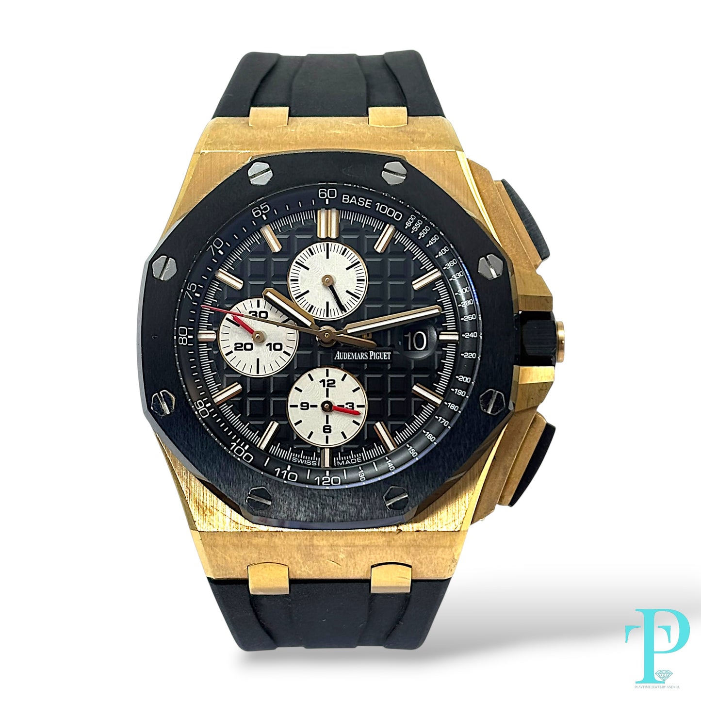 44MM AUDEMARS PIGUET ROYAL OAK OFFSHORE CHRONOGRAPH 18KT ROSE GOLD — REF. 26401RO.OO.A002CA.01
