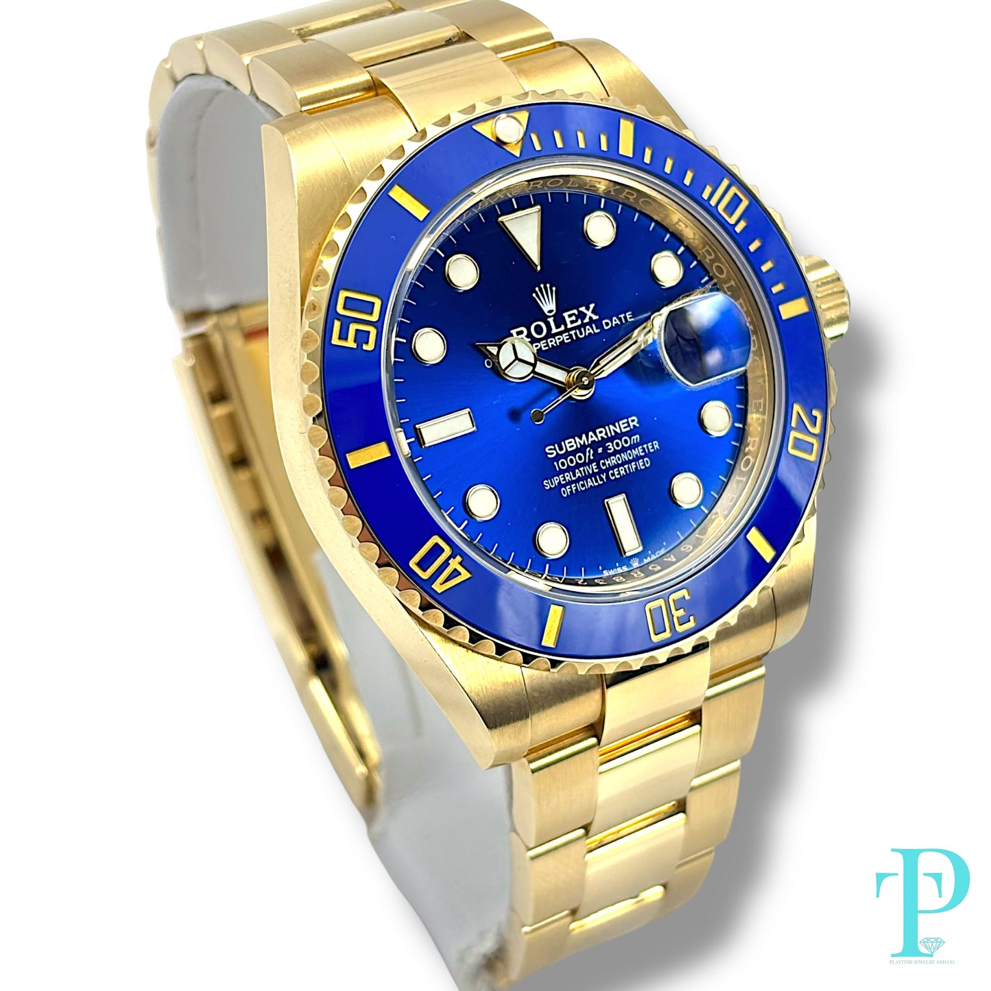 41MM ROLEX SUBMARINER / REF. 126618LB / 18KT YELLOW GOLD MEN’S WATCH