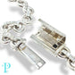 14KT WHITE GOLD / 166.0g 22” 15MM 17.56CTW DIAMOND / INFINITY LINK CHAIN