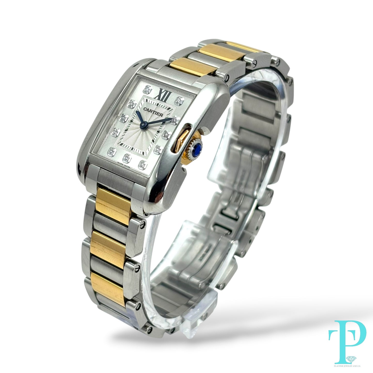 Pre-Owned 31MM Cartier Tank Anglaise Ref.3485 (2014)