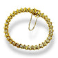 1/1 ESTATE 14KT YELLOW GOLD DIAMOND TENNIS BRACELET 4.25 CT