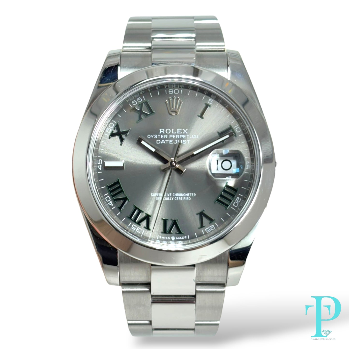 41MM ROLEX DATEJUST “WIMBLEDON” REF. 116300