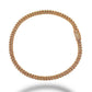 10KT ROSE GOLD PRONG SET BUSTDOWN CUBAN LINK CHAIN 10MM 16”