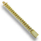 19MM 10KT YELLOW GOLD DIAMOND MIAMI CUBAN LINK BRACELET 17.50 CTW