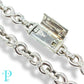 14KT WHITE GOLD / 166.0g 22” 15MM 17.56CTW DIAMOND / INFINITY LINK CHAIN