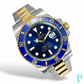 PRE-OWNED 40MM ROLEX SUBMARINER 116613LB 18KT TWO-TONE (BLUESY) MENS WATCH
