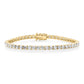 4.0MM 15-POINTER 14KT TENNIS BRACELET 8”
