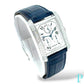 28MM CARTIER TANK FRANÇAISE CHRONOFLEX / 18KT WHITE GOLD / FACTORY DIAMOND BEZEL